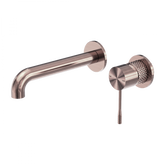 Opal Wall Basin Mixer Brushed Bronze (Seperate Back Plate)